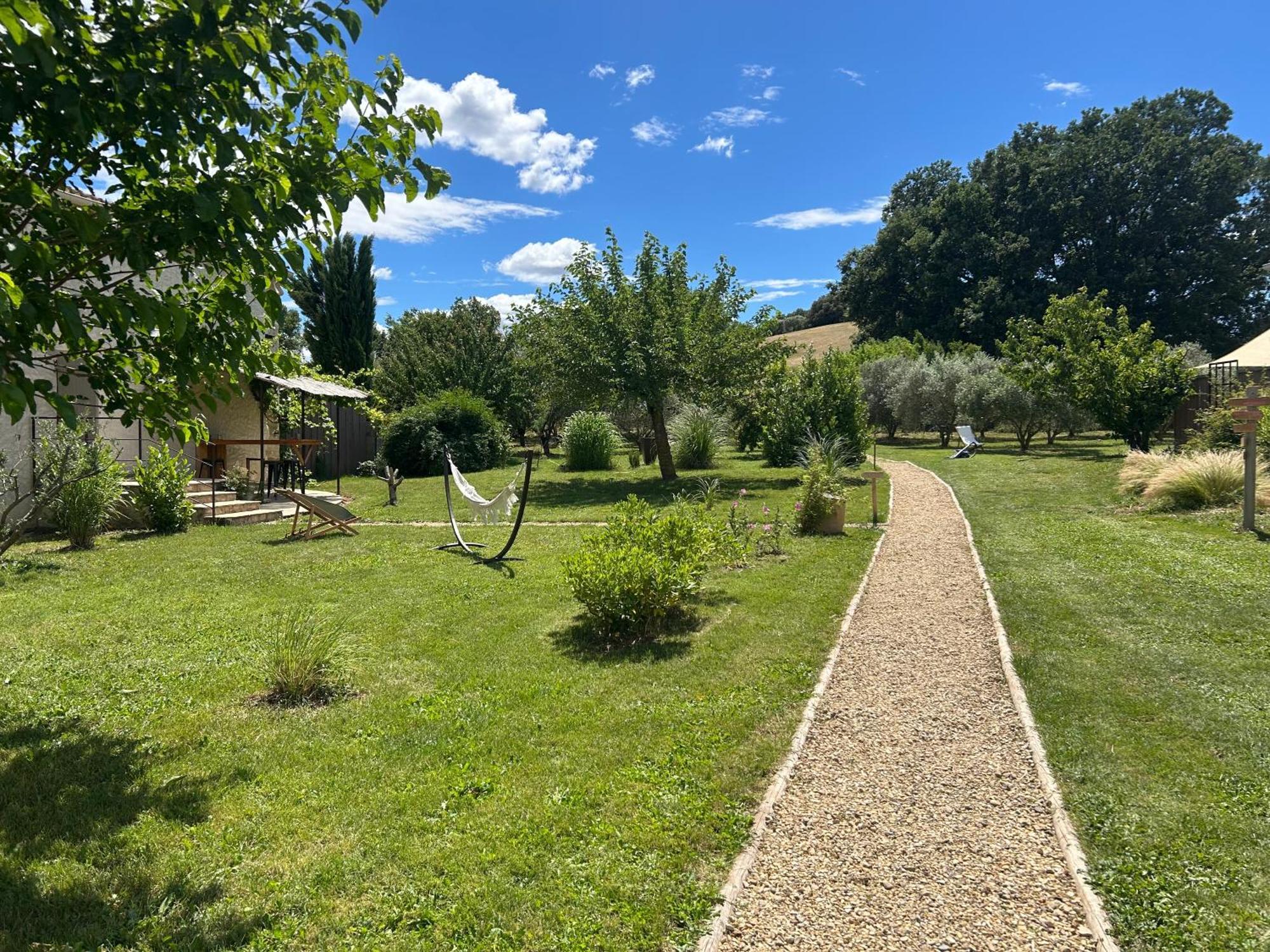 Sous Les Etoiles En Provence, Gite Les Grands Chenes Lurs Exteriör bild